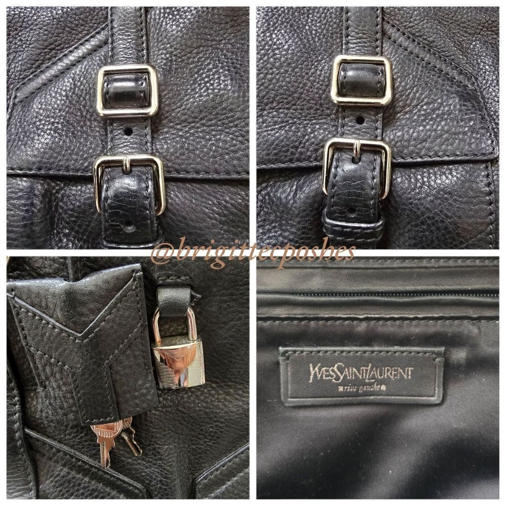 Yves Saint Laurent Black Leather Lover Bag - Picture 9 of 17